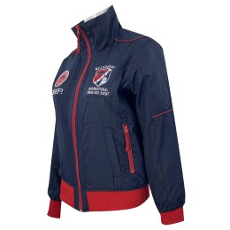 Design Royal Blue Wind Jacket Flat Machine Sleeves Customized Red Zipper Wind Jacket Embroidered Logo Horse Racing  Equipment Staff Uniform  Windbreaker J935 Design Royal Blue Wind Jacket Flat Machine Sleeves Customized Red Zipper Wind Jacket Embroidered Logo Horse Racing  Equipment Staff Uniform  Windbreaker J935